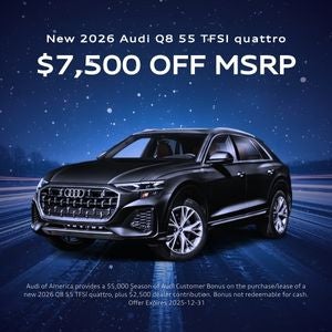 Side view of an Audi Q8